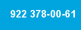 922 378-00-61